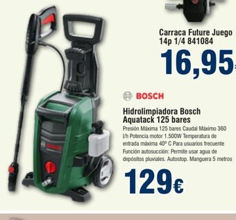 FROIZ Hidrolimpiadora Bosch Aquatack 125 Bares oferta