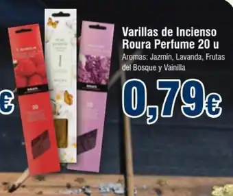 FROIZ Varillas de Incienso Roura Perfume 20u oferta