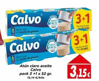 Proxi Atún claro aceite calvo pack 3 oferta