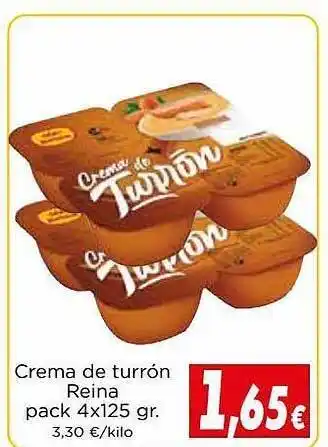 Proxi Crema de turrón reina pack 4 oferta