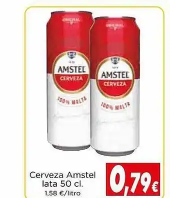 Proxi Cerveza amstel lata oferta