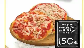 Proxi Mini pizza çmargarita o york oferta