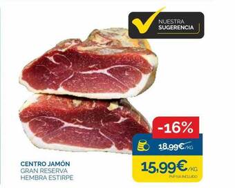 Supermercados La Despensa Centro jamón gran reserva hembra estirpe oferta