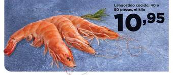 Alimerka Langostino cocido, 40 a 50 piezas, el kilo oferta