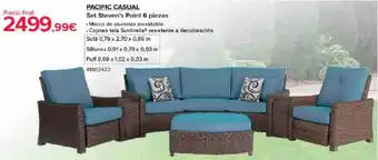 Costco Pacific casual set steven's point 6 piezas oferta