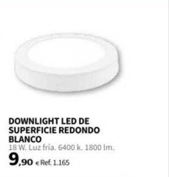 Coferdroza Downlight led de superficie redondo blanco oferta