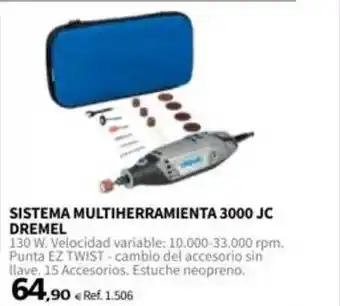 Coferdroza Sistema multiherramienta 3000 jc dremel oferta
