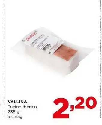 Alimerka Vallina tocino ibérico oferta