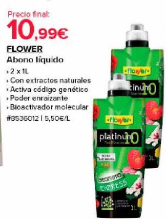 Costco Flower abono líquido oferta