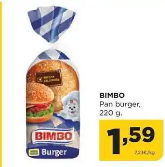 Alimerka Bimbo pan burger oferta