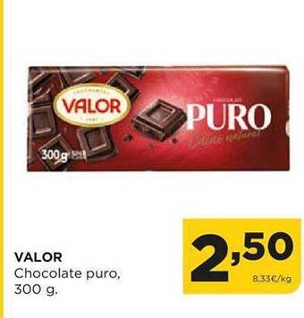 Alimerka Valor chocolate puro oferta