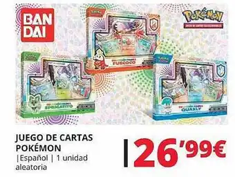 Dynos Informática Juego de cartas pokémon oferta