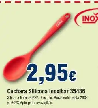 FROIZ Cuchara silicona inoxibar 35436 oferta