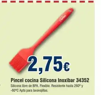 FROIZ Pincel cocina silicona inoxibar 34352 oferta