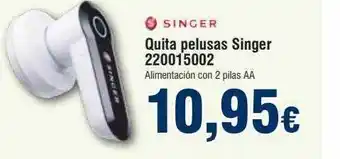 FROIZ Quita pelusas singer 220015002 oferta