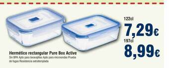 FROIZ Hermético rectangular pure box active oferta