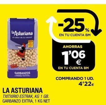 BM Supermercados Garbanzos la asturiana oferta
