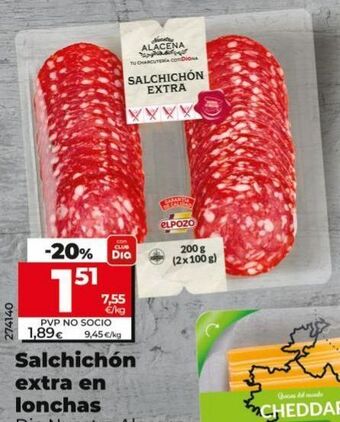 Maxi Dia Salchichón extra dia oferta