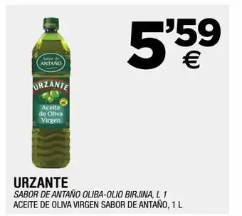 Aceite de oliva virgen urzante