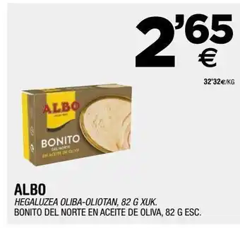 Bonito del norte en aceite de oliva albo