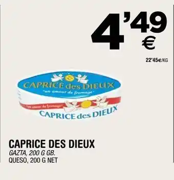 BM Supermercados Queso caprice des dieux oferta