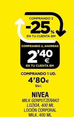 Loción hidratante nivea