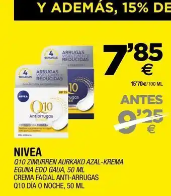 BM Supermercados Crema facial nivea oferta