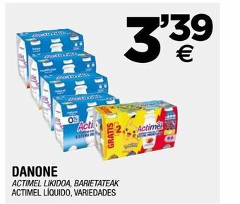 BM Supermercados Actimel danone oferta