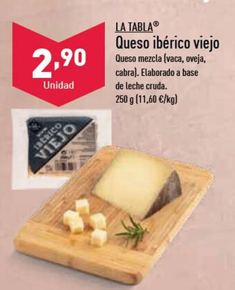 ALDI Queso Ibérico Viejo oferta