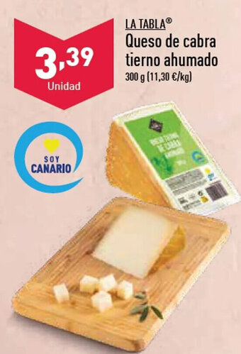 ALDI Queso de Cabra Tierno Ahumado oferta