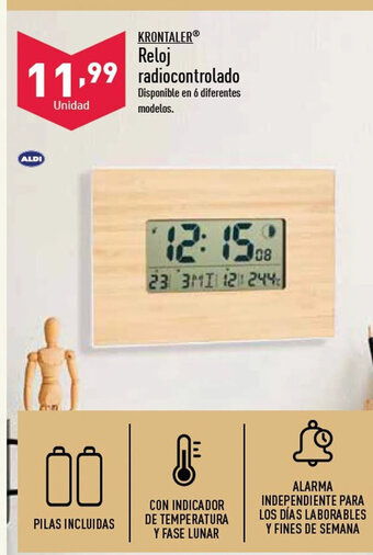 ALDI Reloj Radiocontrolado oferta