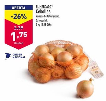 ALDI Cebollas oferta