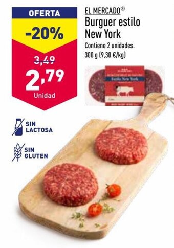 ALDI Burguer Estilo New York oferta
