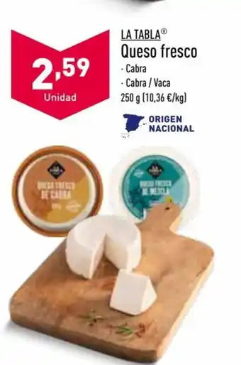 ALDI Queso Fresco oferta