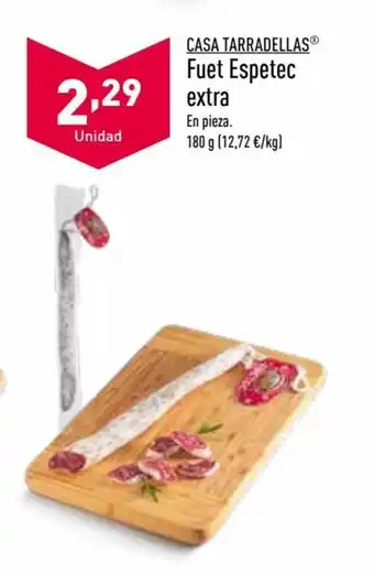 ALDI Fuet Espetec Extra oferta