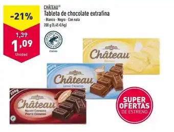 ALDI Tableta de Chocolate Extrafina oferta