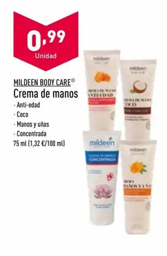 ALDI Crema de Manos oferta