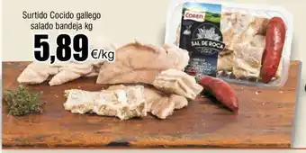 FROIZ Surtido Cocido Gallego Salado Bandeja kg oferta