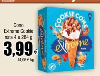 FROIZ Cono Extreme Cookie Nata 4u 284g oferta