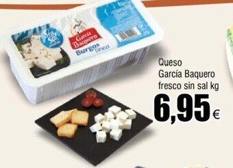 FROIZ Queso García Baquero Fresco Sin Sal kg oferta