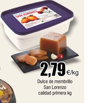 FROIZ Dulce de Membrillo San Lorenzo Calidad Primera Kg oferta