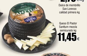 FROIZ Queso El Pastor Santtum Mezcla Semicurado kg oferta