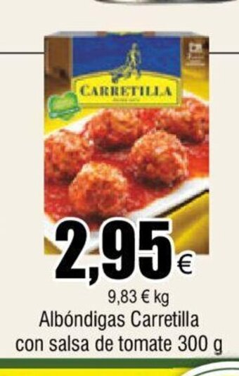 FROIZ Albóndigas Carretilla Con Salsa De Tomate 300g oferta