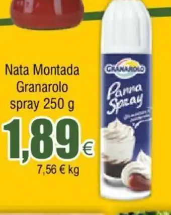 FROIZ Nata Montada Granarolo Spray 250g oferta