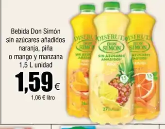 FROIZ Bebida Don Simón Sin Azúcares Añadidos Naranja oferta
