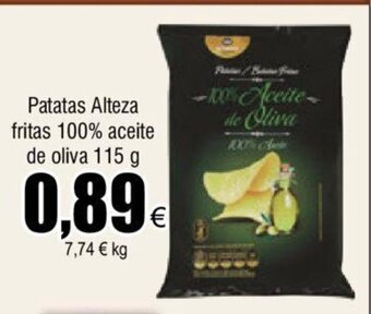 FROIZ Patatas Alteza Fritas 100% Aceite De Oliva 115g oferta