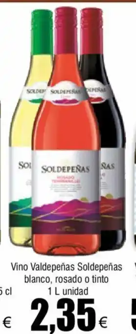 FROIZ Vino Valdepeñas Soldepeñas Blanco oferta
