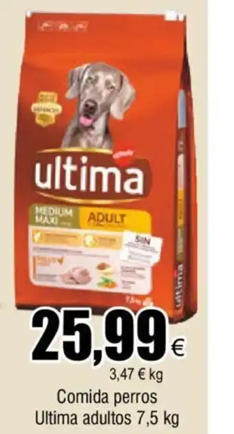 FROIZ Comida Perros Ultima Adultos 7.5kg oferta