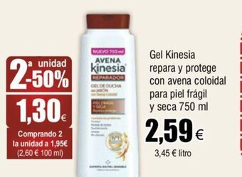 FROIZ gel Kinesia Repara Y Protege Con Avena Coloidal Para Piel Frágil Y Seca 750ml oferta