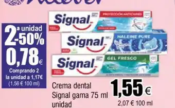 FROIZ Crema Dental Signal Gama 75ml Unidad oferta